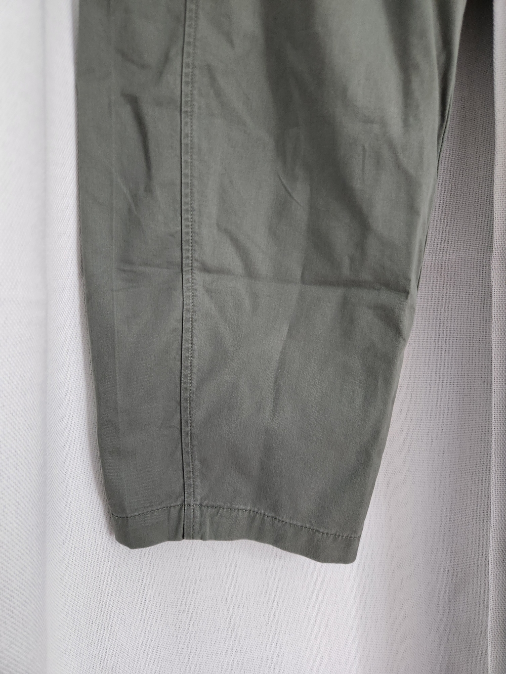 Abercrombie & Fitch Women's Wide Leg Barrel Drawstring Pants Olive Green, XS - Picture 5 of 6